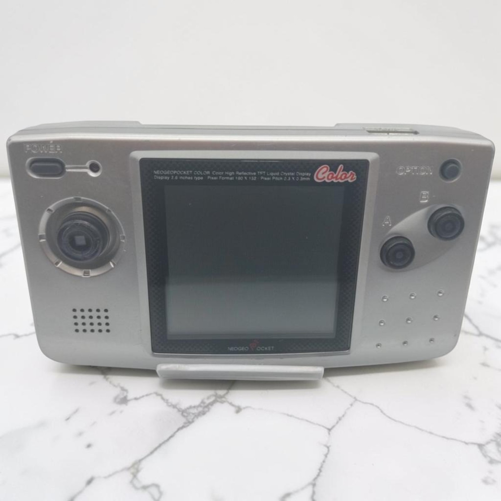 SNK Neo Geo Pocket Color Silver Handheld Console Tested Working Used Japan