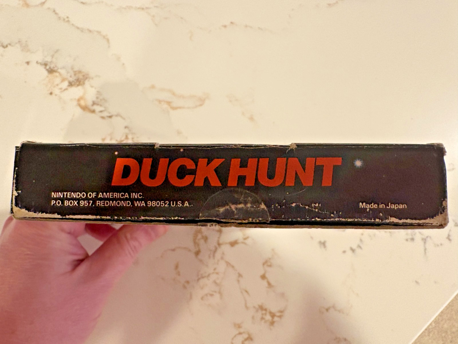 Duck Hunt – Nintendo NES CIB no cart IB, Matte Seal Hangtab, Test Market