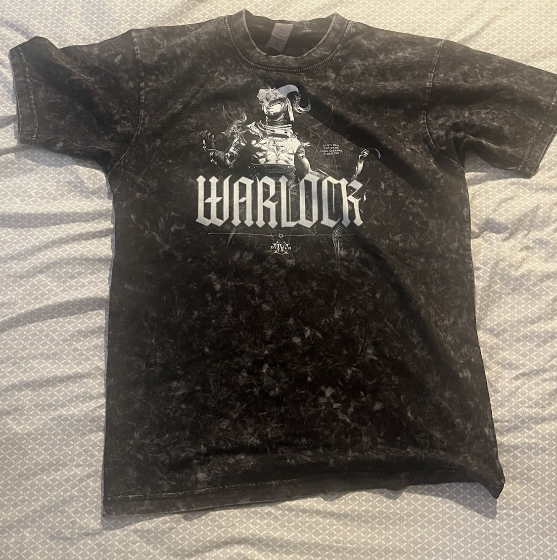 NEW Diablo IV Lord of Hatred Warlock Limited Edition T-Shirt Medium Blizzard LE