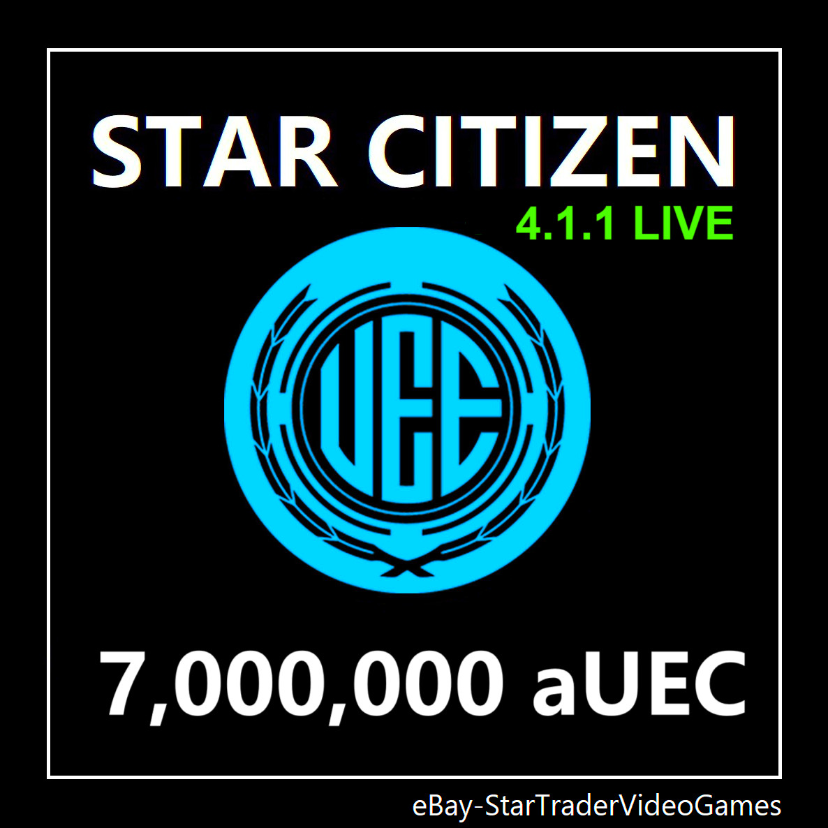 STAR CITIZEN – 7,000,000 aUEC (Alpha UEC) for 4.1.1 LIVE