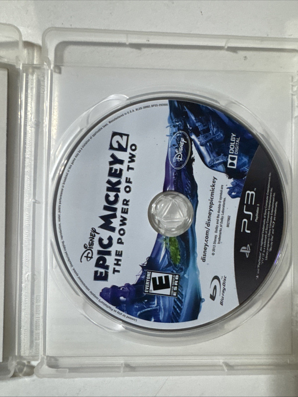Epic Mickey 2: The Power of Two (SONY Playstation 3, PS3 2012) CIB w/ Manual