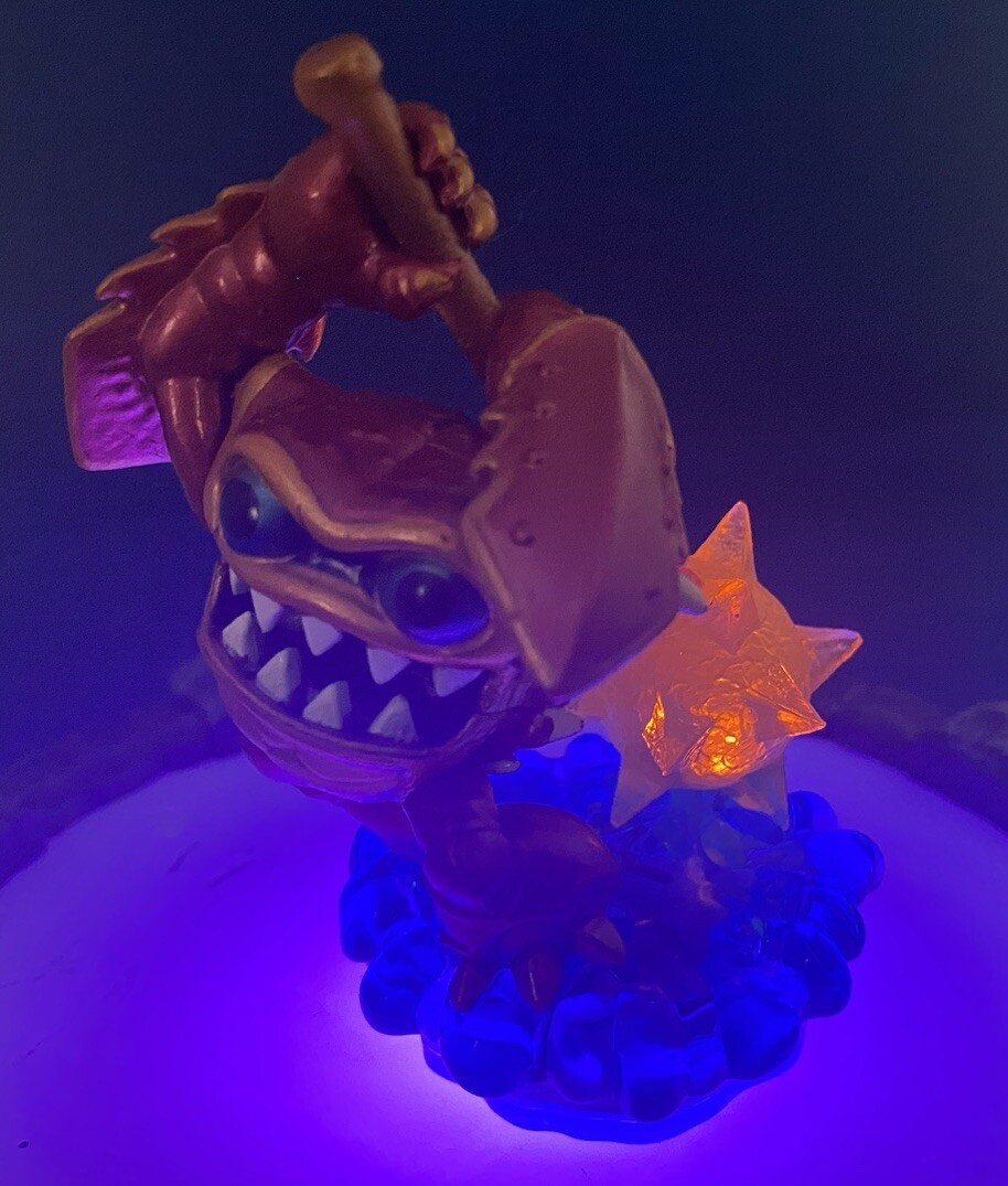 Skylanders Swap Force – Lightcore Wham-Shell – Water Element – Blue Base – 2013