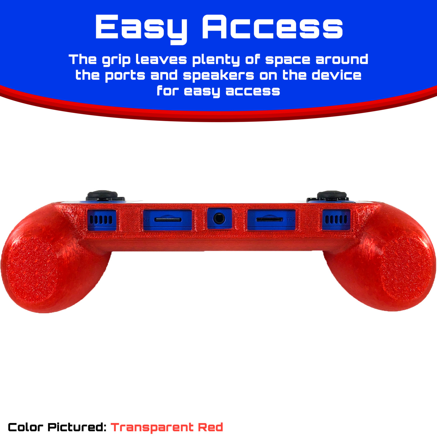 Anbernic RG40XX H Comfort Grip Case 2-in-1 Screen Protector – 3D Printed