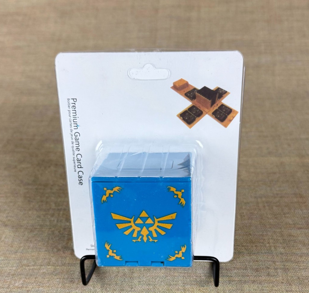 Nintendo Switch Premium Game Card Case – Zelda Blue Edition (Holds 12 Games)