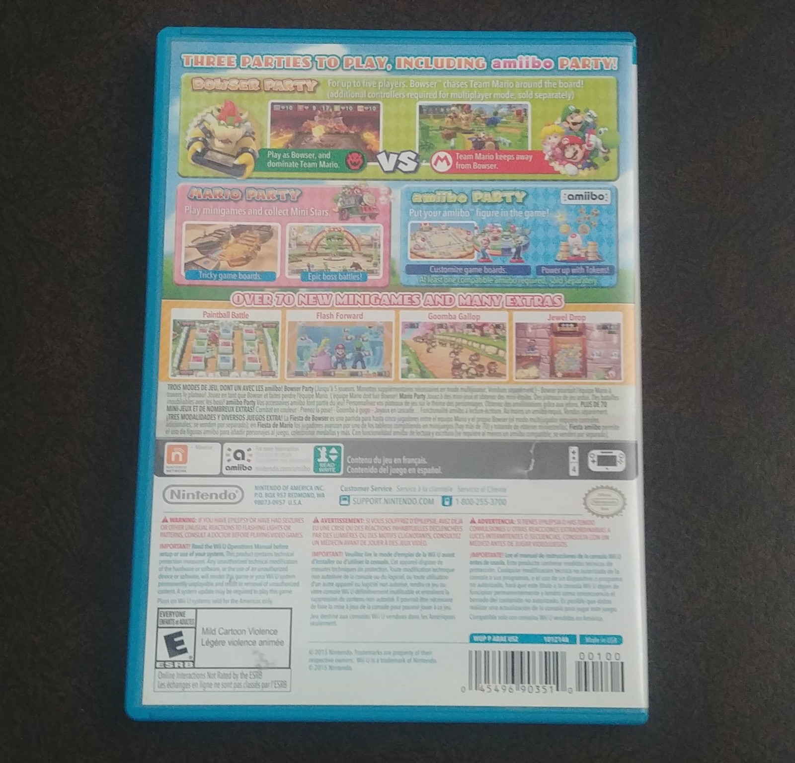 Mario Party 10 (Nintendo Wii U Game, 2015) – Completed and Tested!