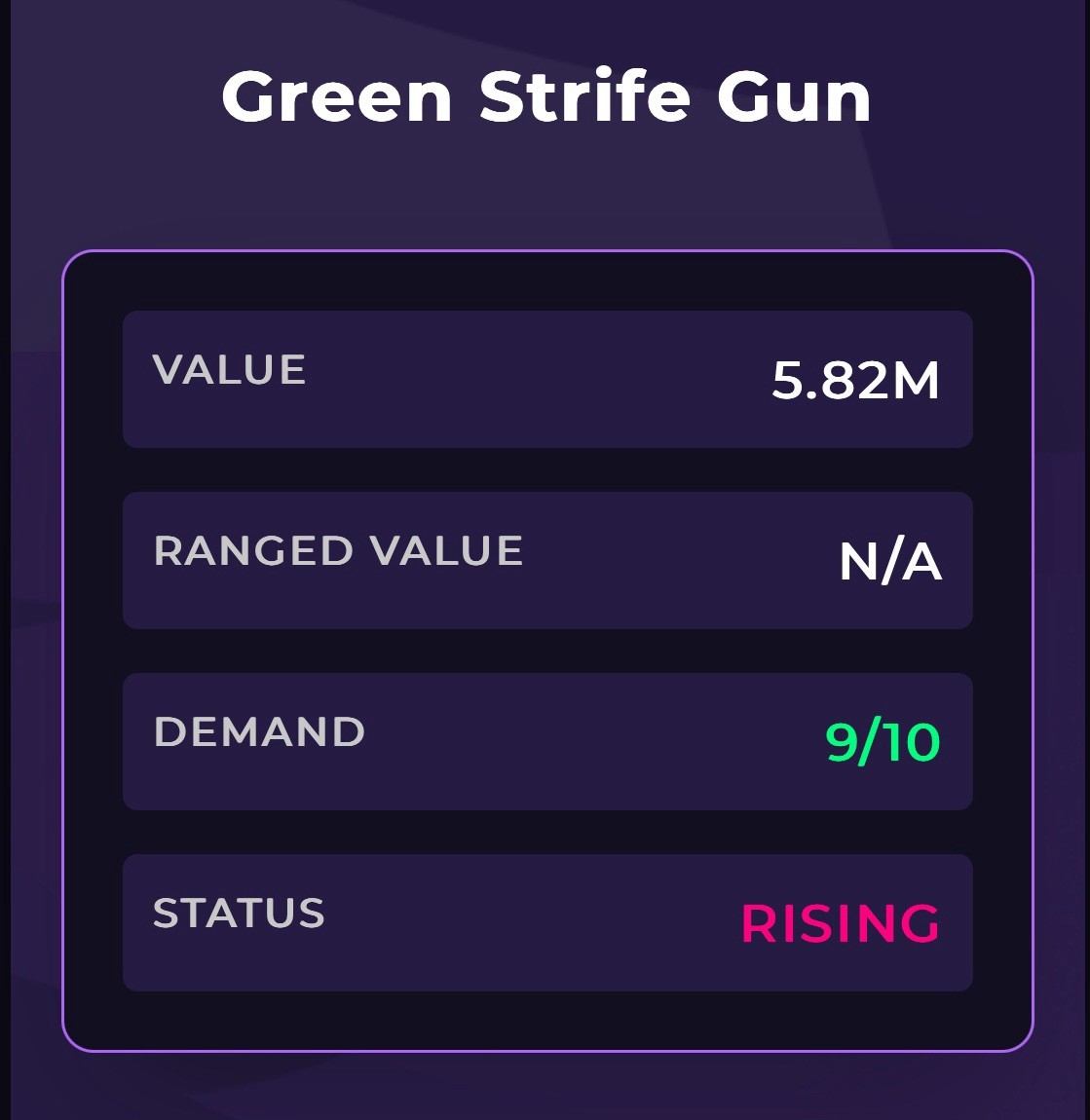MVSD Green Strife Gun | Murderers Vs Sheriffs Duels