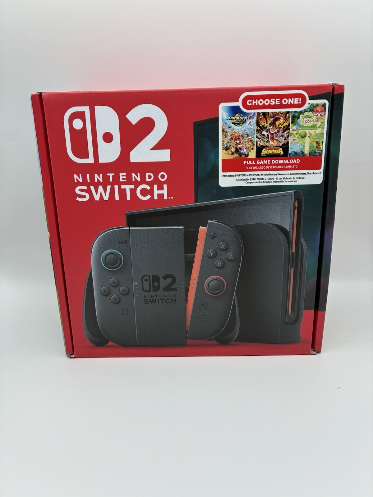NINTENDO Switch 2 Game Console 256GB Black Choose Your Game Bundle Brand New