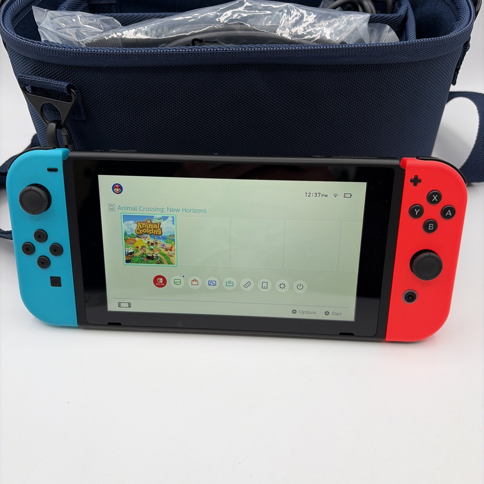 Nintendo Switch Handheld Console Blue Red – Excellent Mint Cond with Extras