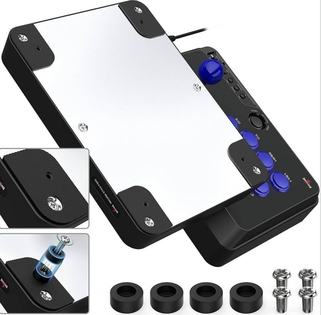 Mayflash F300 Arcade Fight Stick for Switch, Xbox Series X/S,PS4,PS3,Xbox One,PC