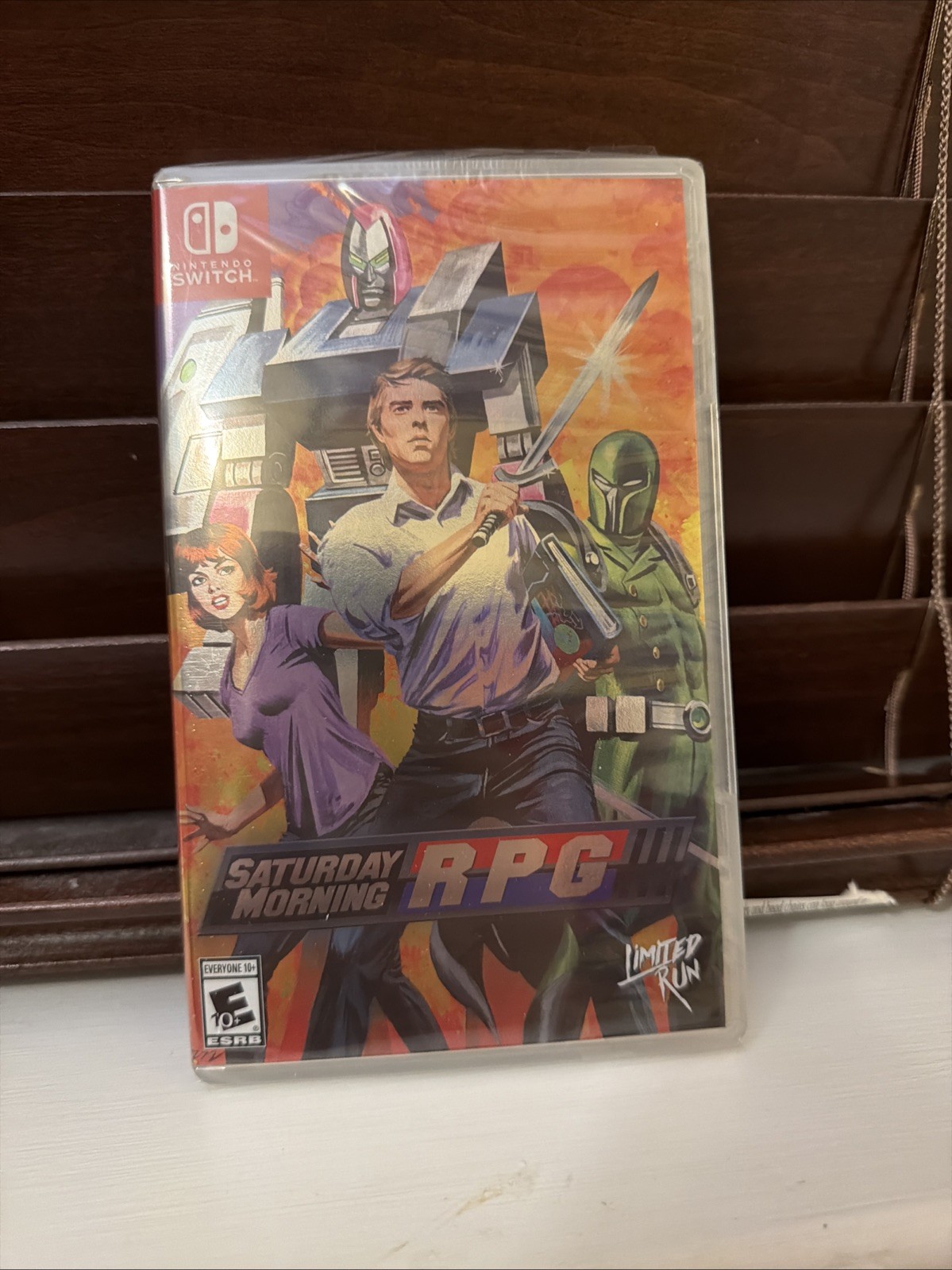 Saturday Morning RPG Nintendo Switch Foil Cover Exclusive Brand New LRG Employee