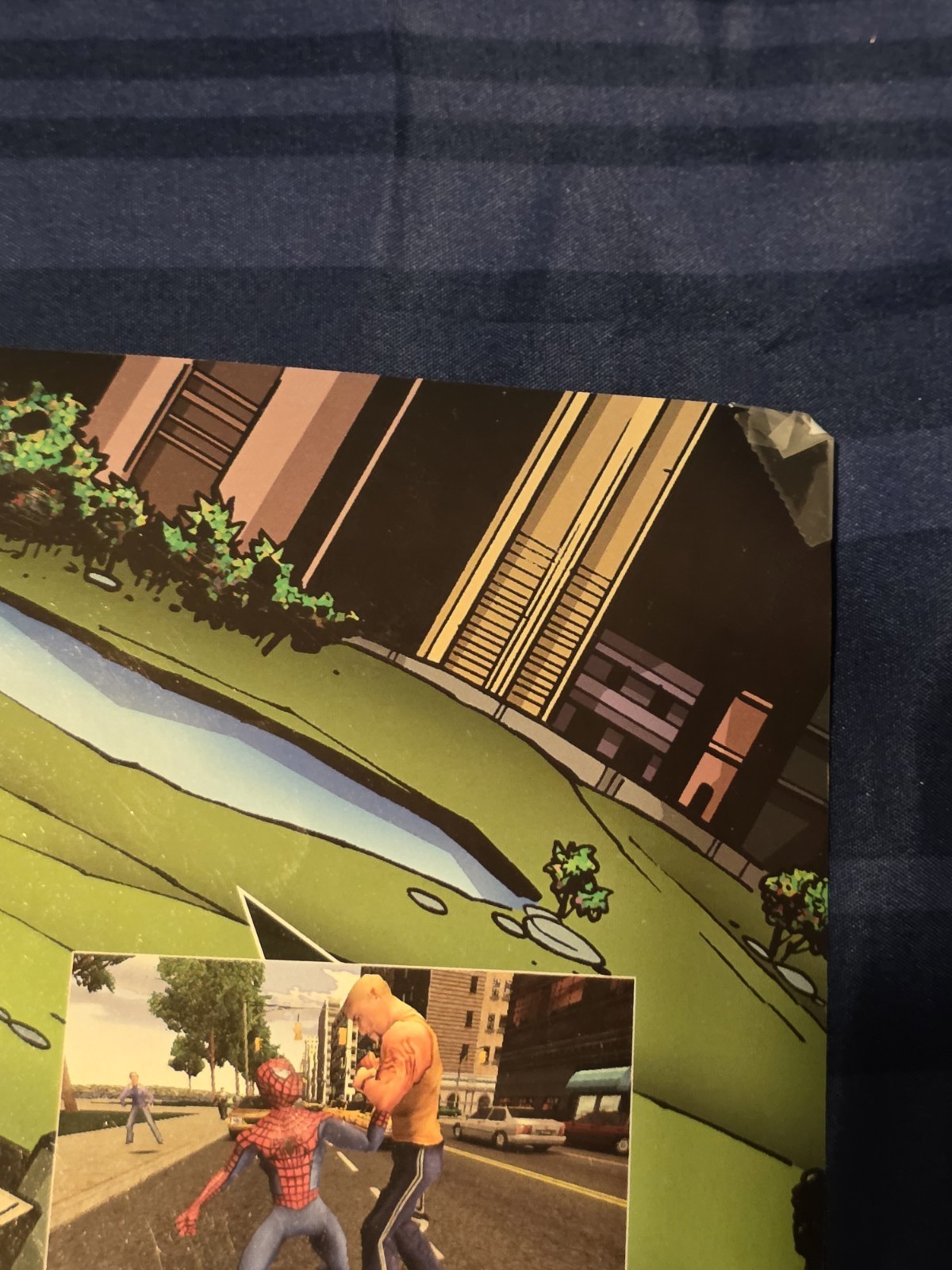 Spider-Man 2 2004 Double Sided EGM Promo Poster Video Game Movie Marvel