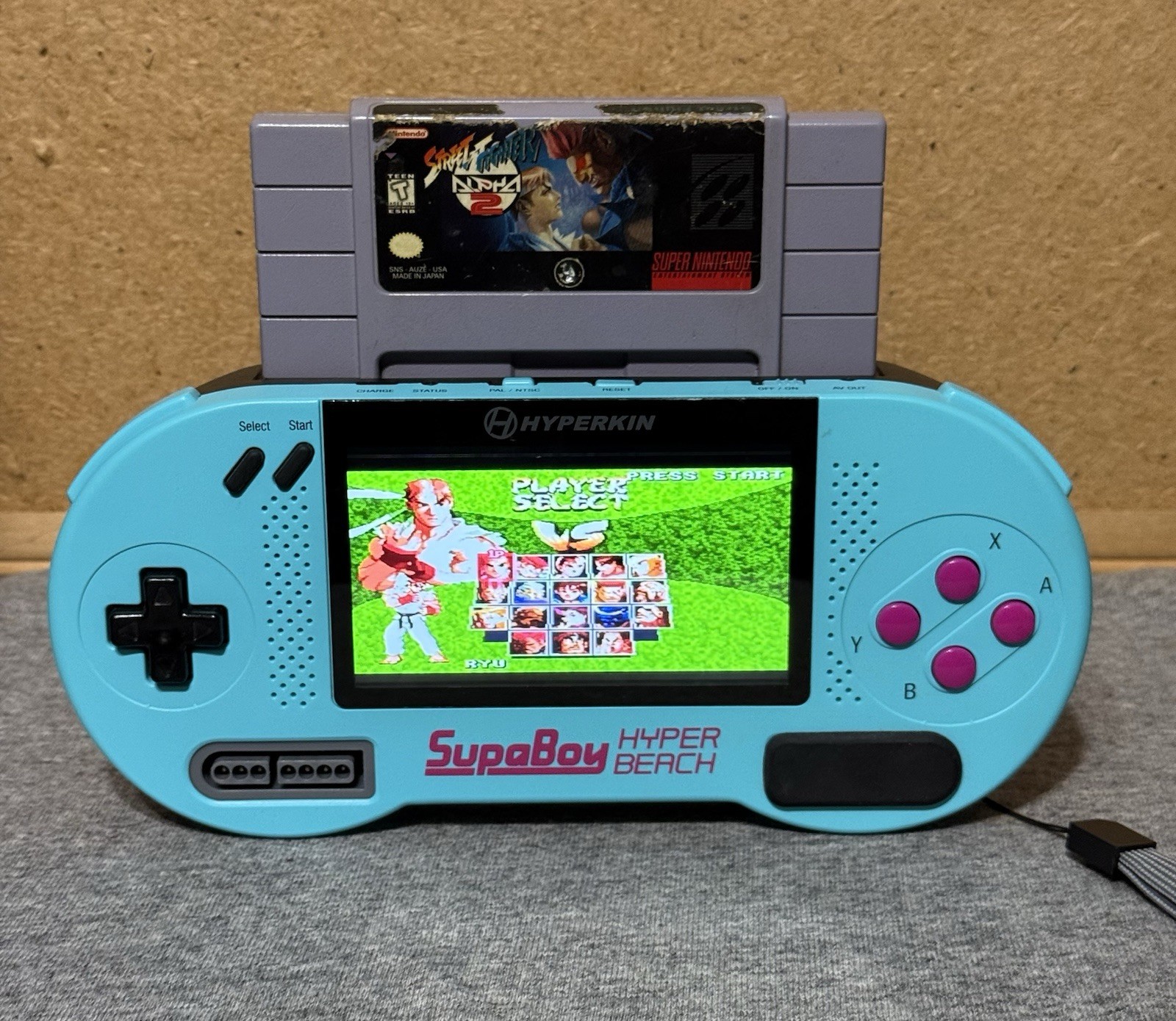 Street Fighter Alpha 2 (Super Nintendo Entertainment System, 1996) Tested SNES