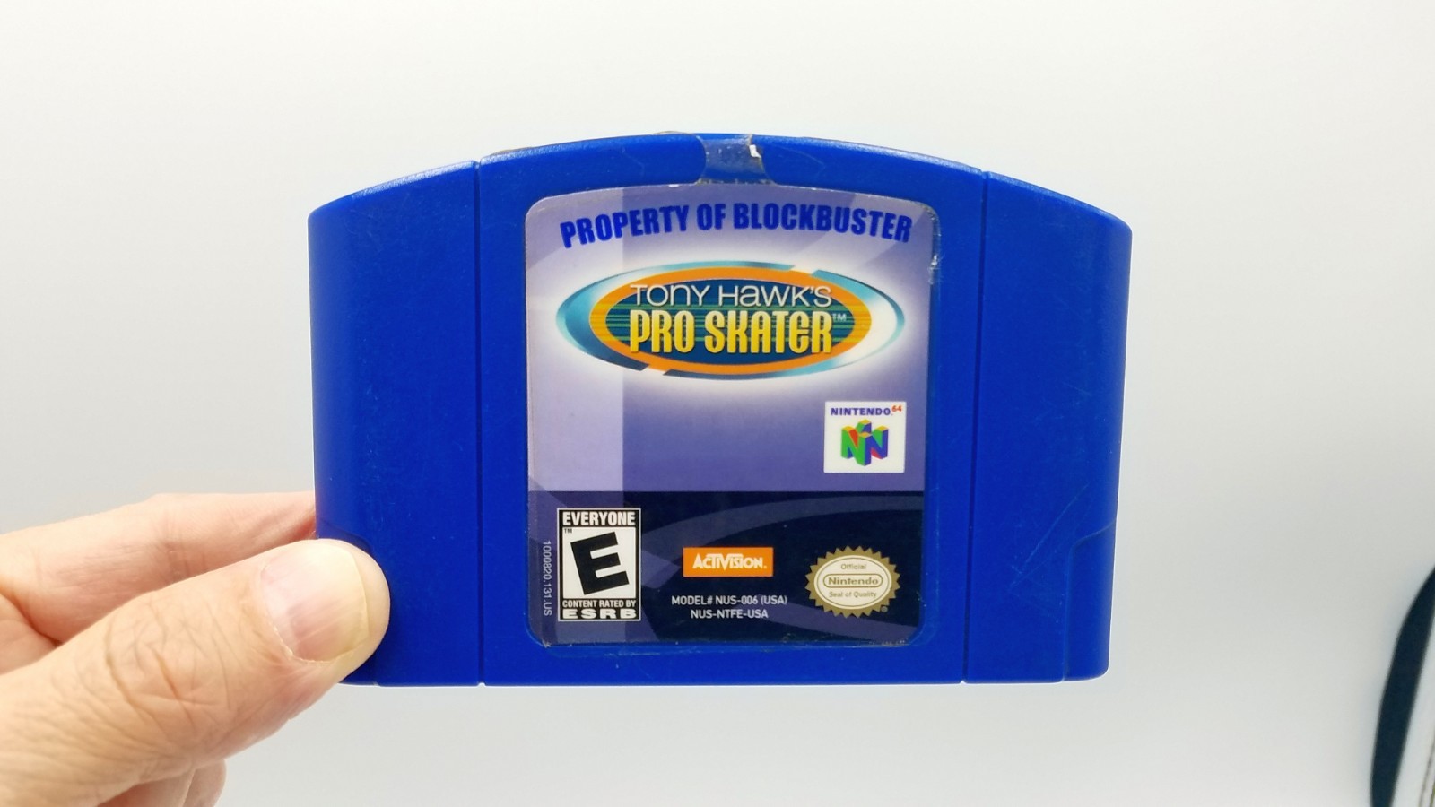 Tony Hawk’s Pro Skater N64 Authentic BLOCKBUSTER Ex Rental Collectable WOW