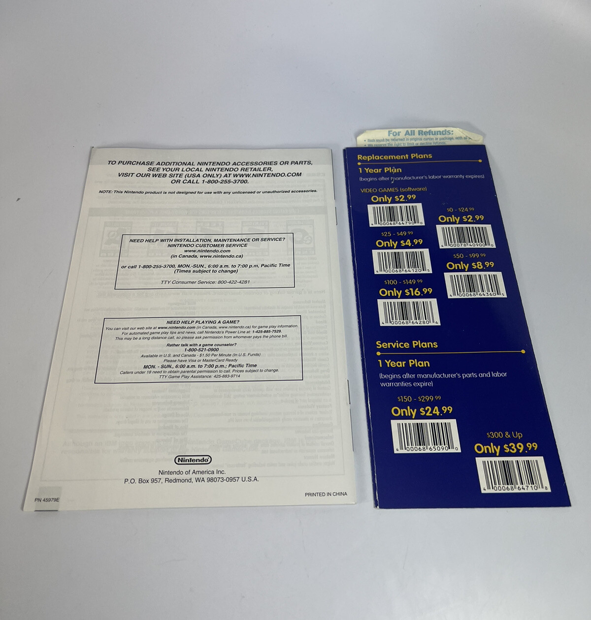 Authentic GameCube Instruction Booklet w/ Toys ‘r’ Us Buyer Protection Plan