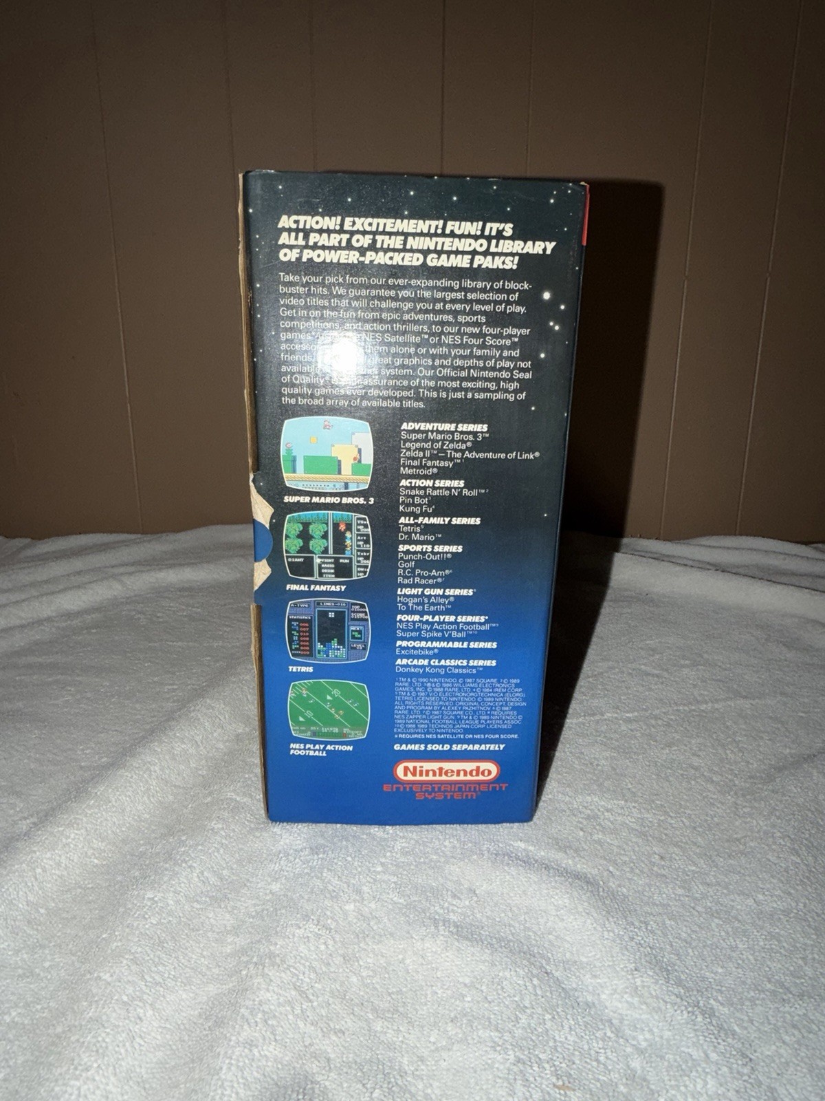 NES Nintendo Entertainment System Action Set – Complete In Box – Tested/Working