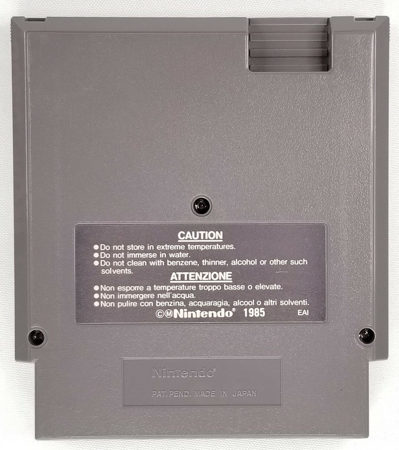 Super Mario Bros Nintendo NES MATTEL VERSION ITALY IMPORT RARE TESTED VHTF HTF
