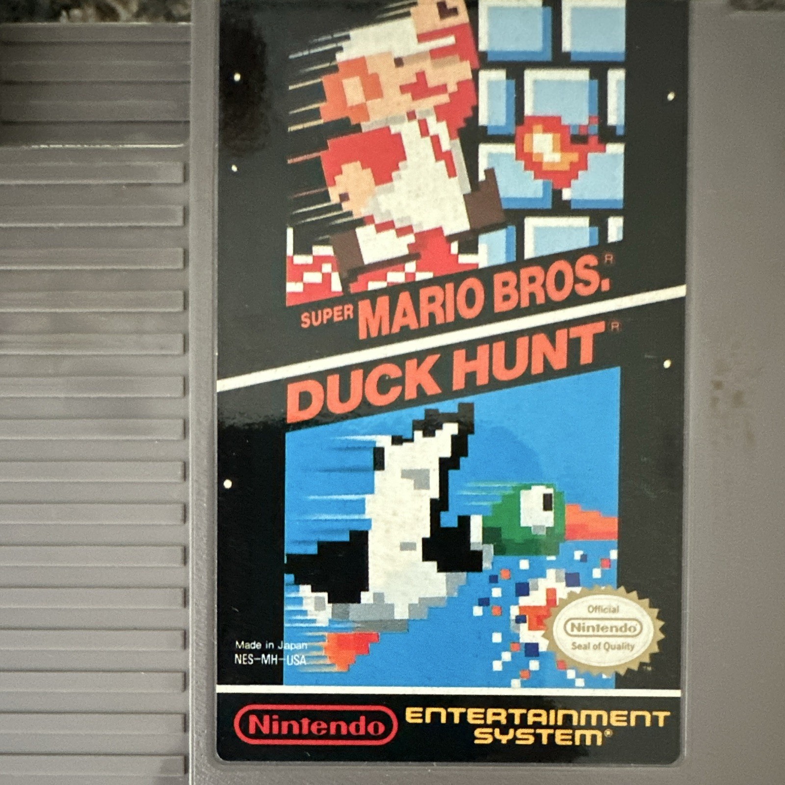 Nintendo Super Mario Bros. + Super Mario Bros./Duck Hunt NES Game Cartridges