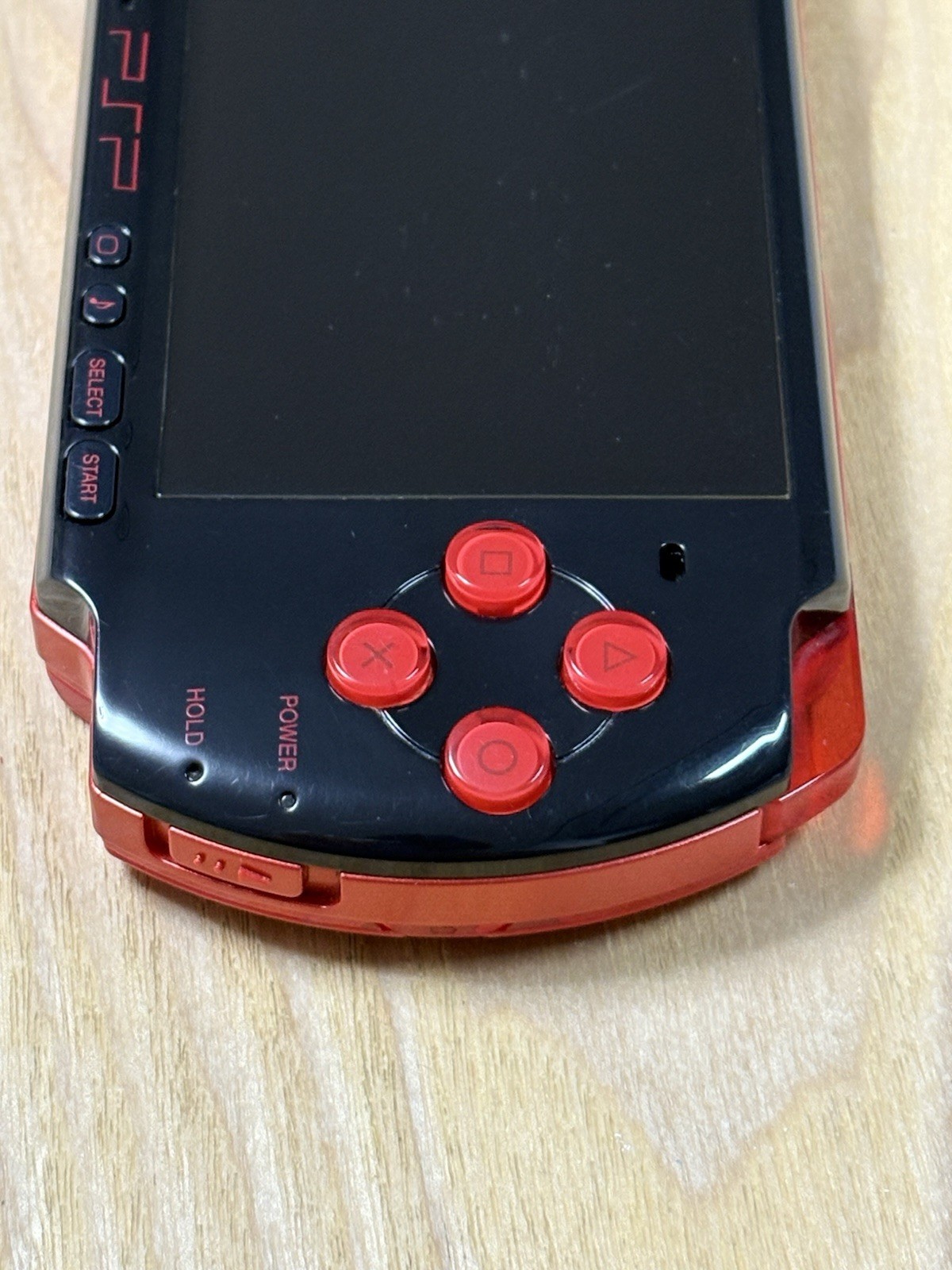 Sony PSP 3000 Black Red Handheld Console PSP-3000 Region Free Tested Japan