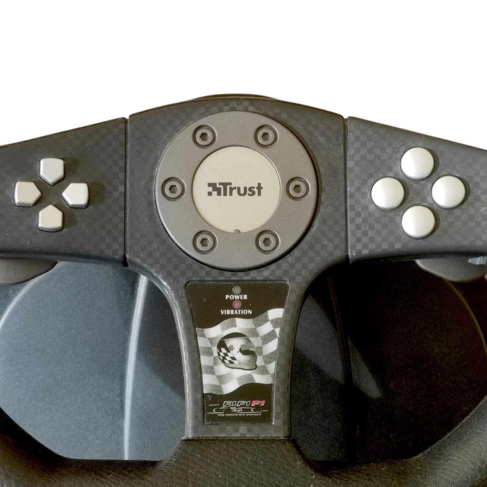 Trust GM3300 Console/PC Steering Wheel & Pedal Board – Untested –