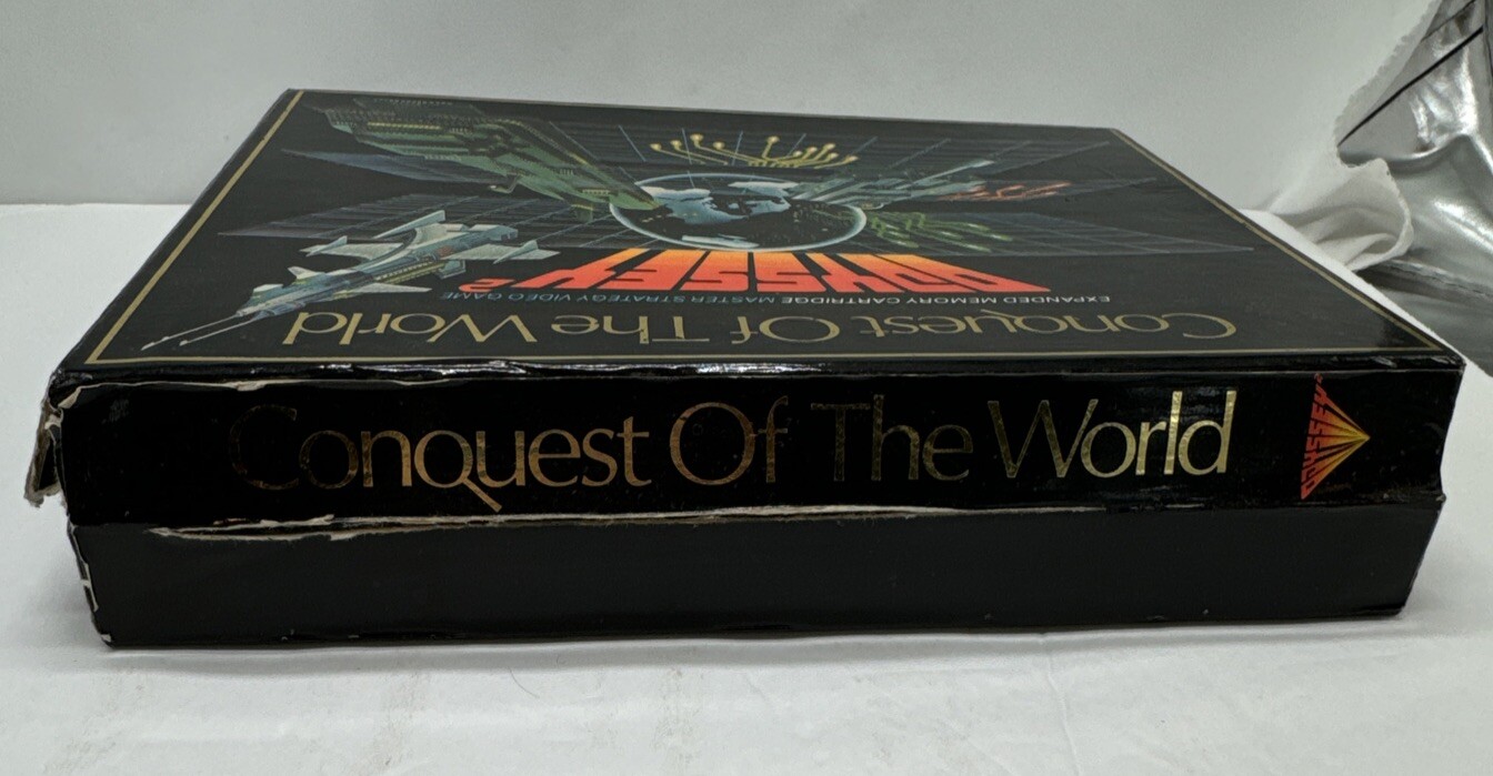 Magnavox Odyssey 2 Conquest Of The World Box Board Game MISSING PWR BASE UNITS