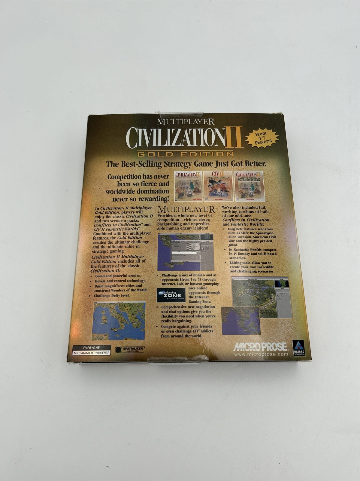 Civilization II: Multiplayer Gold Edition PC Big Box – New Sealed