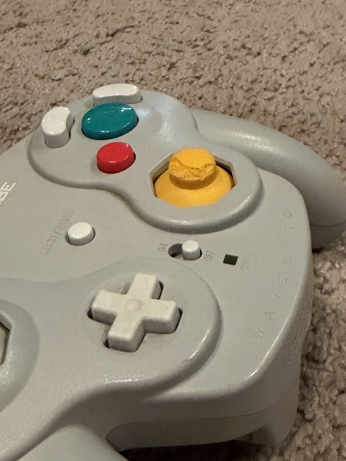 Nintendo Gamecube Wavebird x2 Gray Wireless Controller & Receivers+OEM Mem Cards