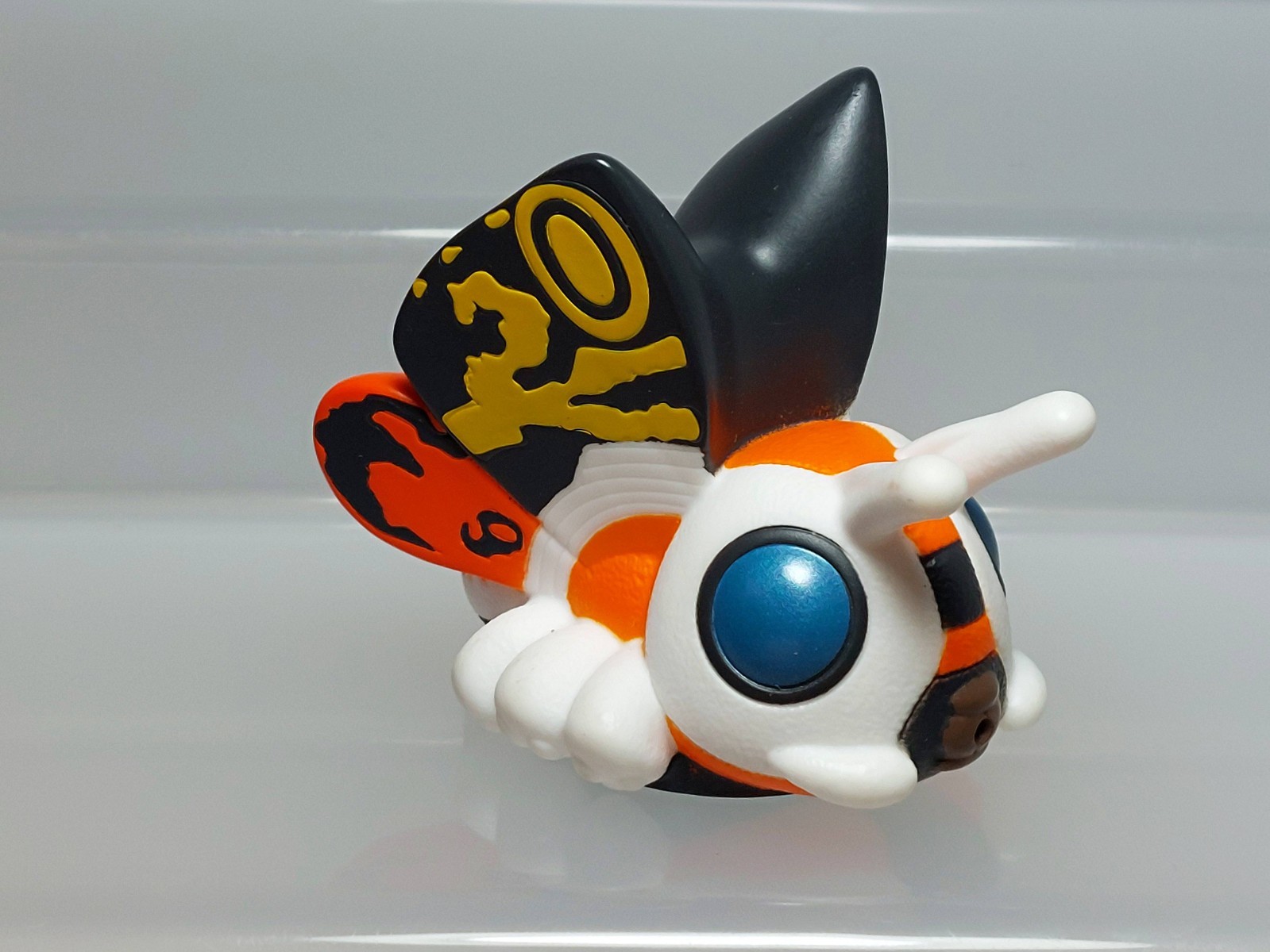 Godzilla Bath Bomb Ball Water Gun Soft Vinyl Mothra Figure TOHO M02 1.9in