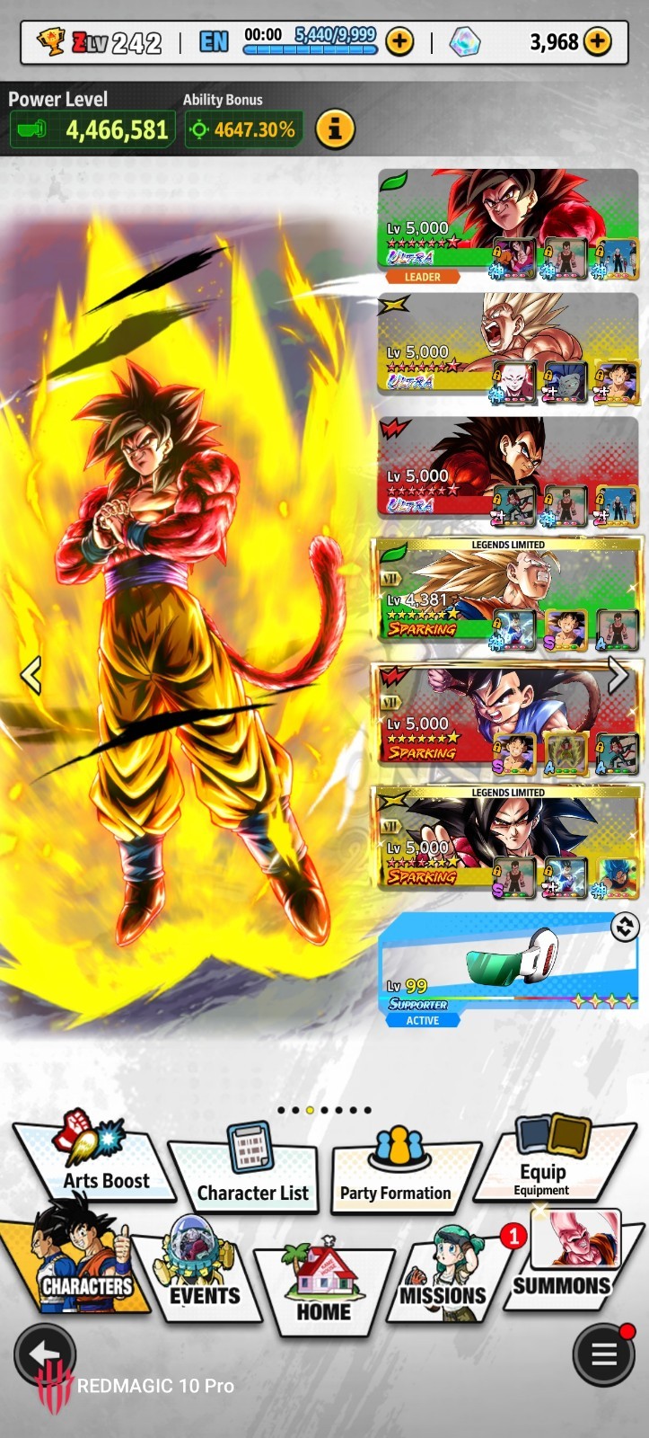 🔥TOP 2026 ANDROID dragonball legends Goku 4 UR 14 Goku UR 14 Vegeta SS4 UR 14