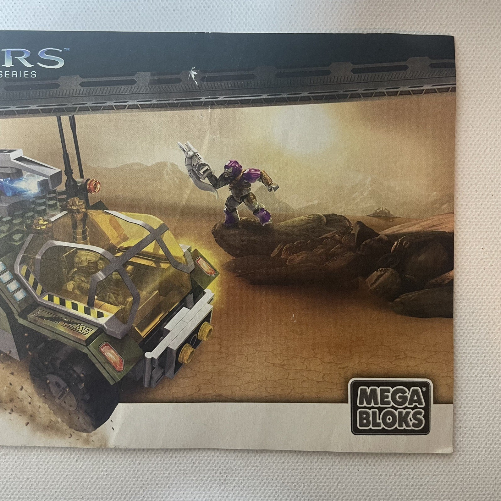 Mega Bloks Halo Wars UNSC Gremlin 96818 Instruction Manual Book 2009