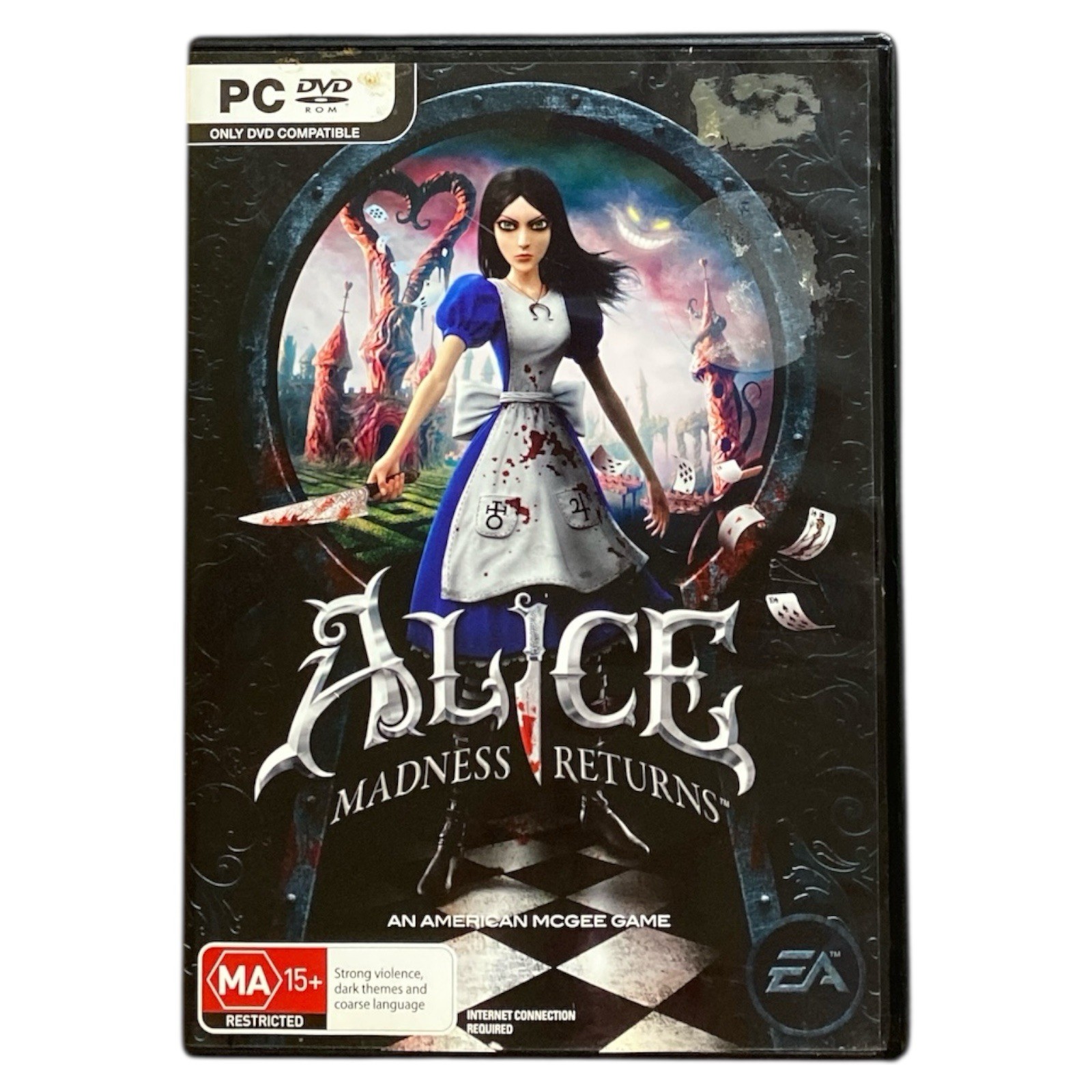 Alice Madness Returns PC DVD-ROM Game EA 2011 Complete MA15+ Horror Fanatasy