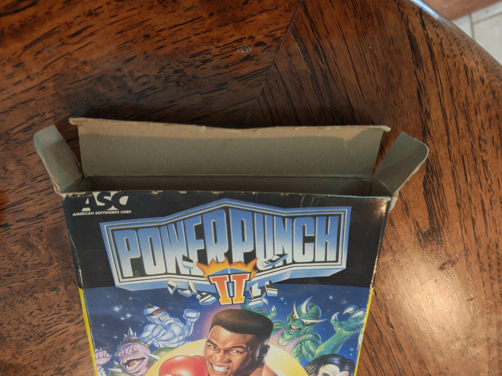 Power Punch II NES Original Box + Manual+Foam Insert No Game Authentic Nintend0