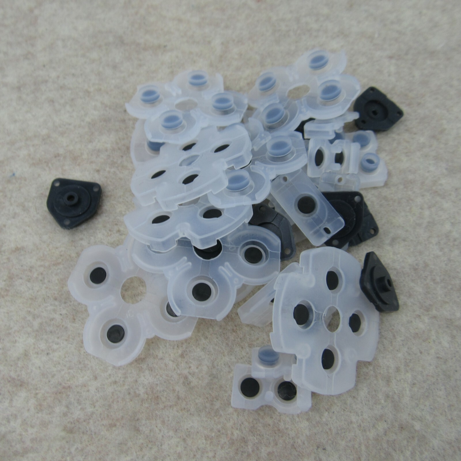 For PS4 Controller Replacement Rubber Conductive Pads Silicone Buttons Set of 5