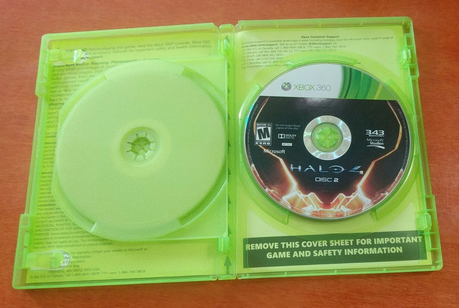 Halo 4 Microsoft Xbox 360 Studios 343 Industries Havok Dolby Digital Mature