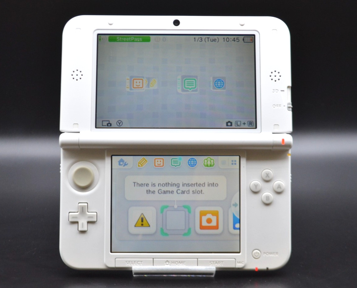 [REGION FREE] Nintendo 3ds ll xl white Console Tested game 008