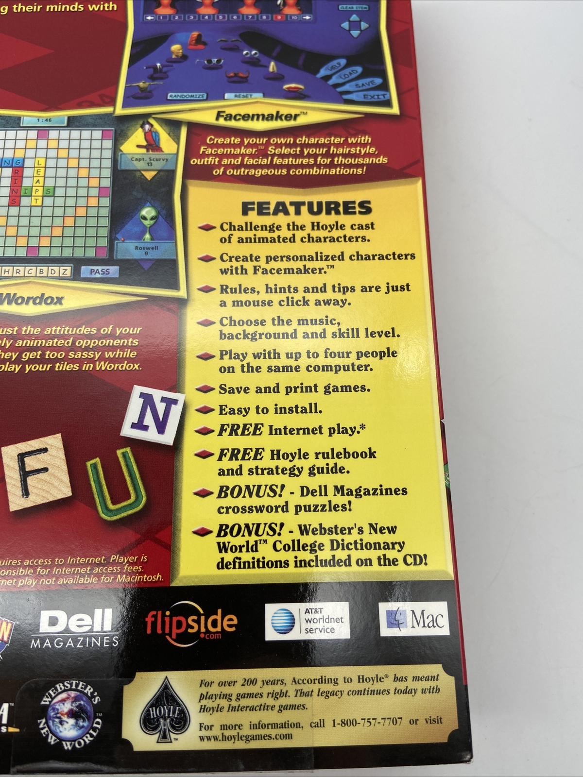 Hoyle Word Games 9 Popular Games Large Retail Boxed PC / MAC Computer Game New