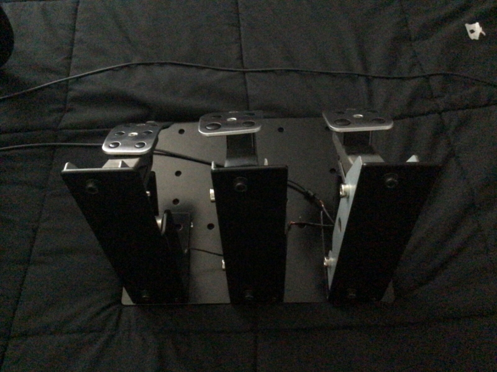 Logitech g923 PS5/PS4. Custom steering wheel on. Deep dish, with custom pedals.