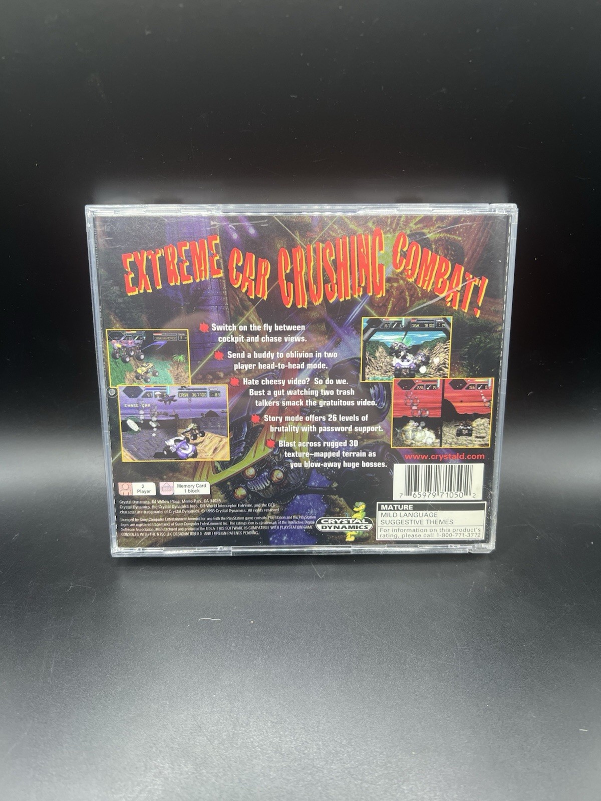 Off-World Interceptor Extreme (Sony PlayStation 1, 1995) PS1 CIB