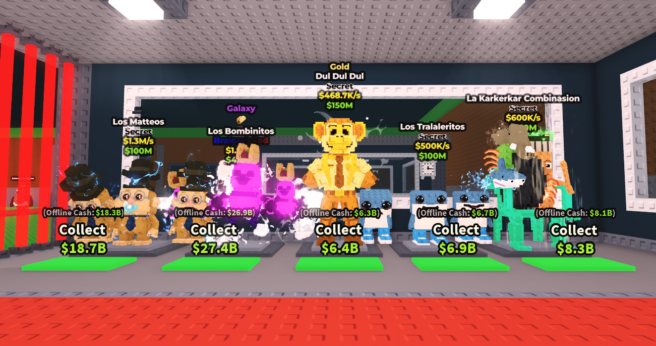 Roblox | Steal A Brainrot | Gold Diamond Rainbow Galaxy | Cheap – Fast – Safe ✅