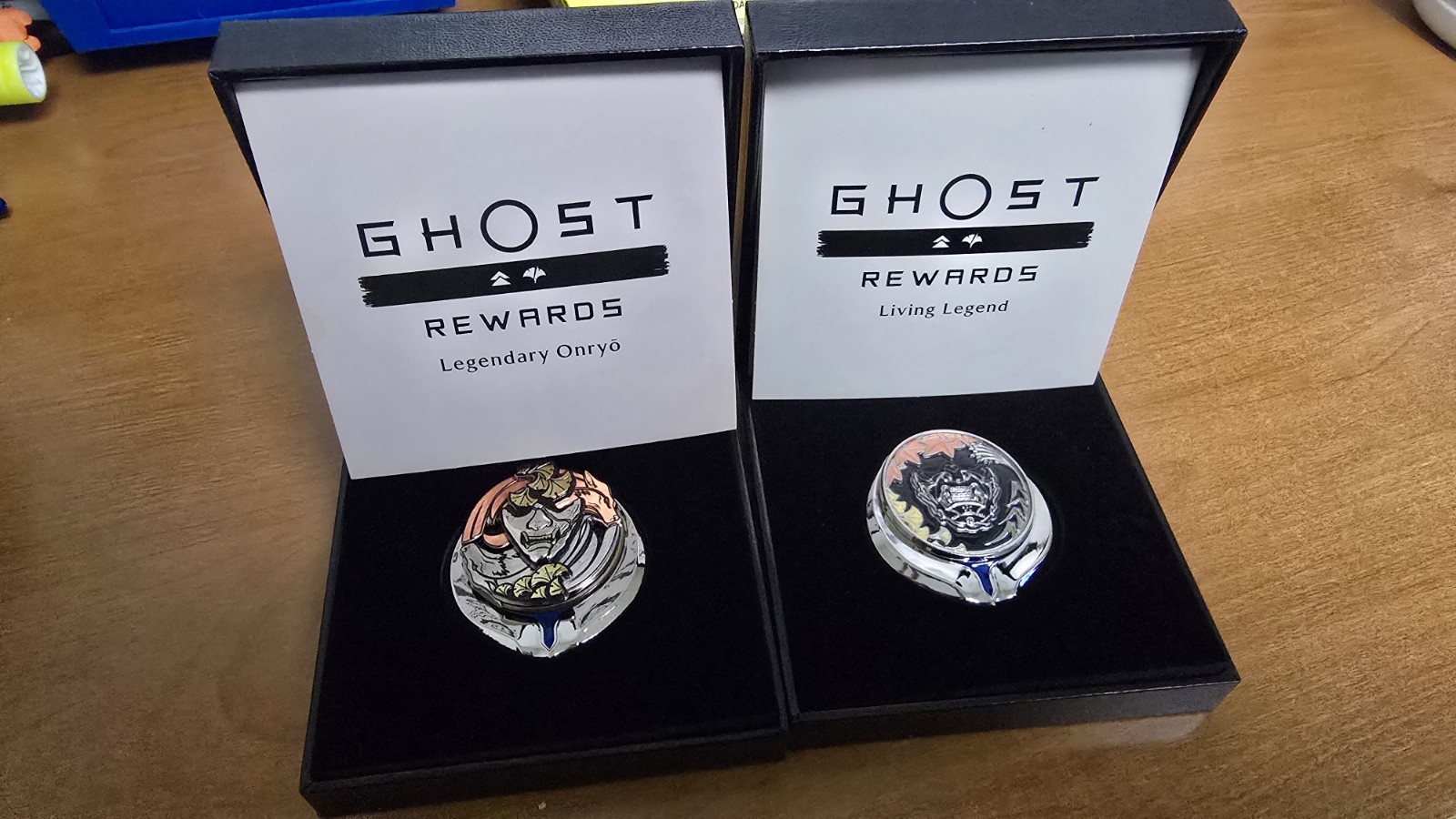Ghost of Tsushima / Yotei – Platinum Trophy Pins