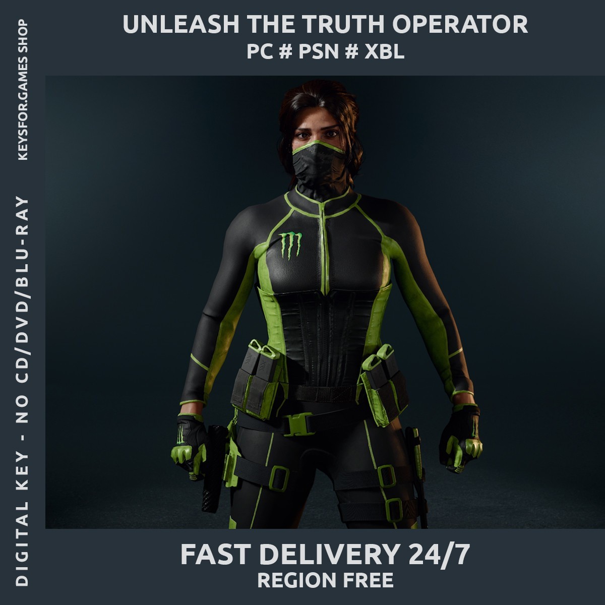 BO6 Unleash The Truth Operator Skin – COD Black Ops Monster – Warzone