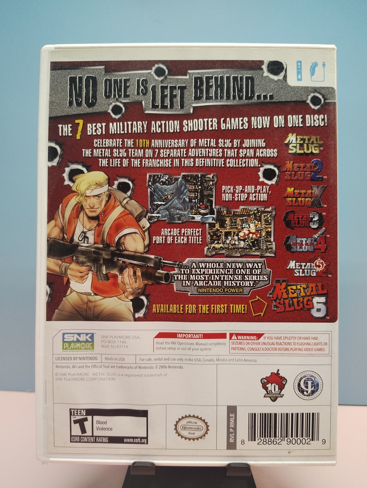 Metal Slug Anthology (Nintendo Wii, 2006) mint