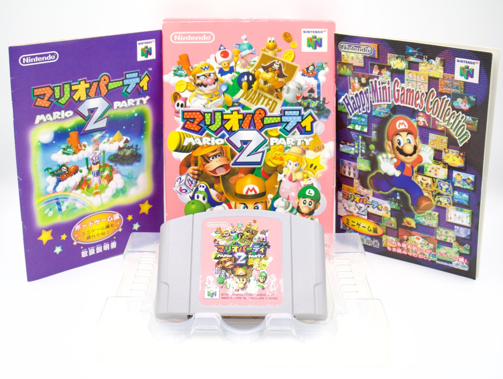 Mario Party 1 2 3 Complete CIB Nintendo 64 N64 Japan NTSC-J Tested Lot