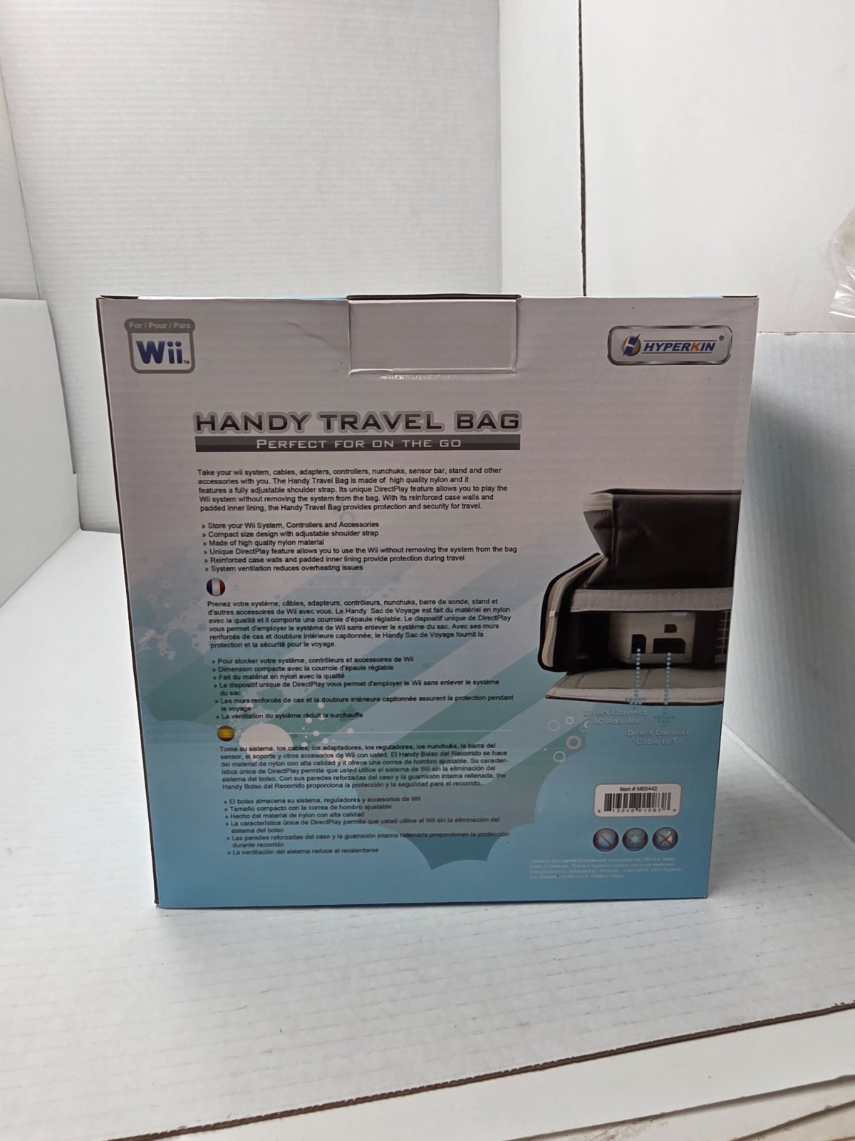 NEW Wii Travel Carry Bag Carrying Case for Console Games & Accessories #M21
