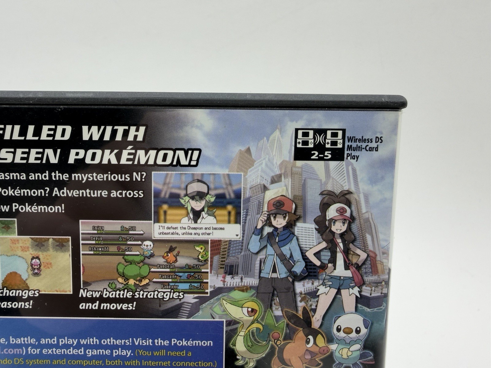 POKEMON BLACK VERSION NINTENDO DS AUTHENTIC TESTED MINT CLEAN 1st Print