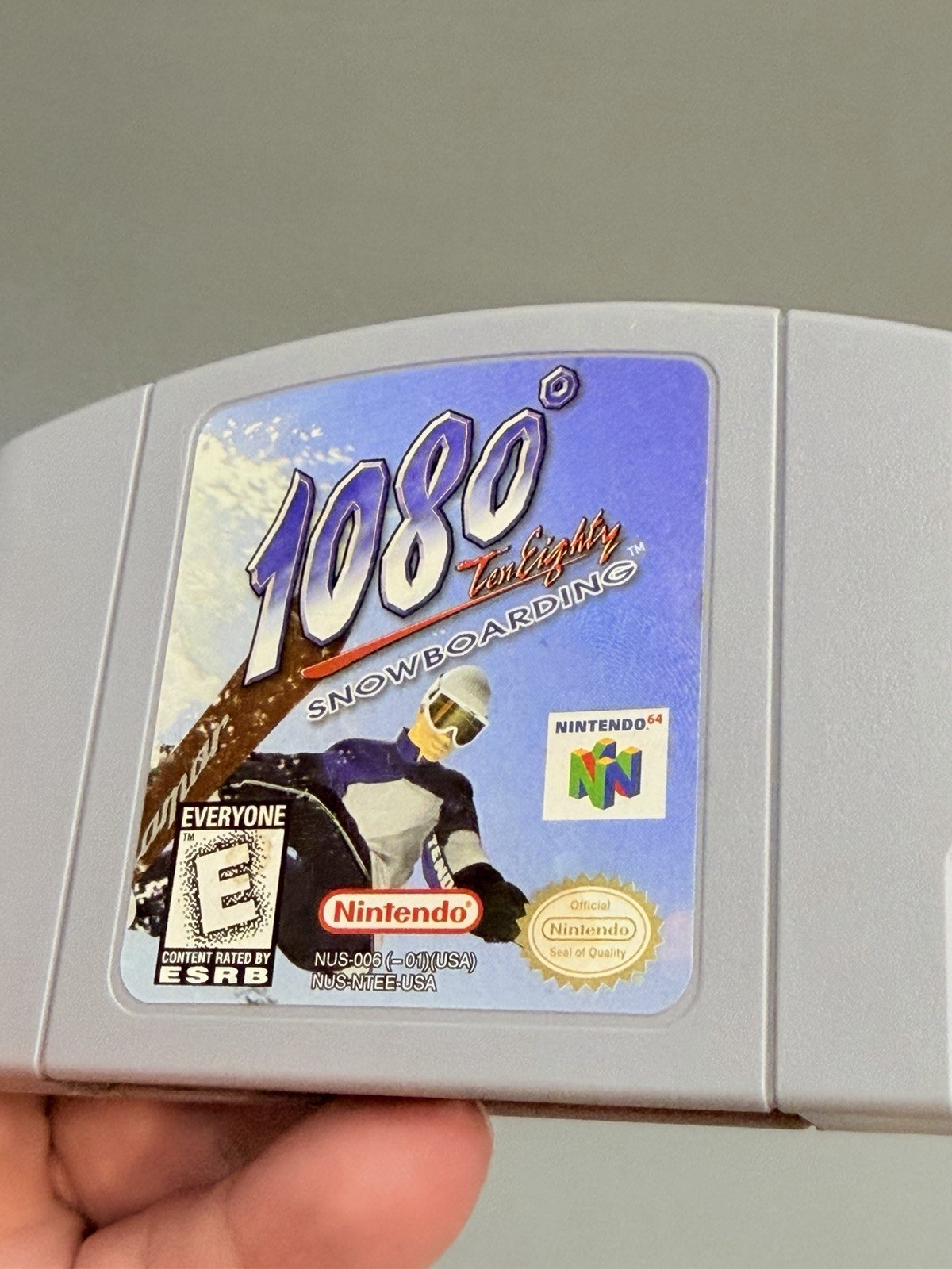 1080 Snowboarding N64 Nintendo 64 Authentic Cartridge – Cleaned – Very Good