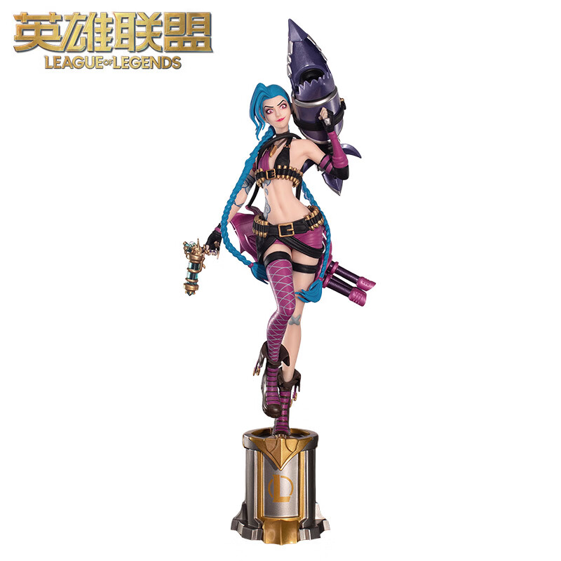 League of Legends LOL Jinx Pen Figure Model Riot Games Official Merchandise