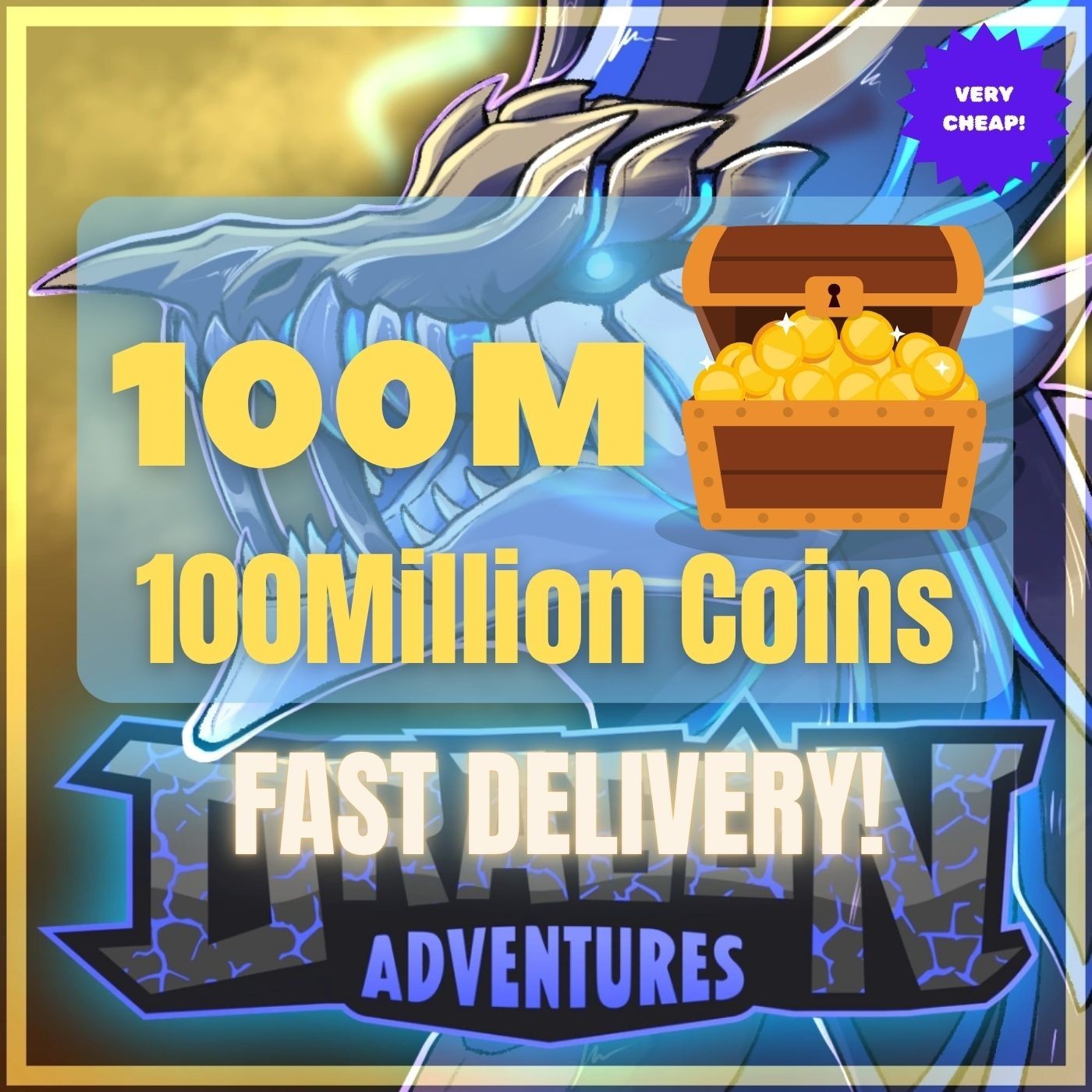 100M Coins – Dragon Adventures D.A – Fast Delivery!
