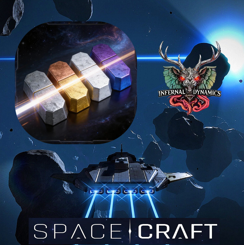 😈Space Craft 😈 Credit money / Metal ores / EU