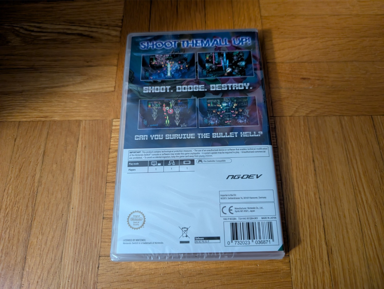 Fast Striker EX Standard Edition Nintendo Switch NGDEV-Direct Brand new Sealed