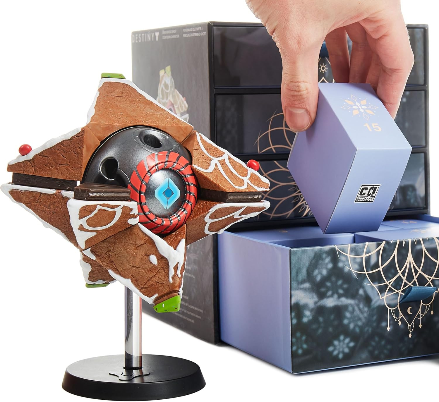 CC Countdown Characters Destiny 2 Ghost Shell Buildable Collectible Figure | PVC